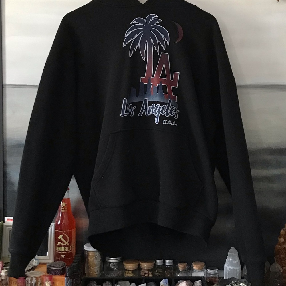 men's heavyweight LA hoodie